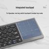Folding Bluetooth Touchscreen Tablet & Phone Keyboard with Dual-Mode Compatibility