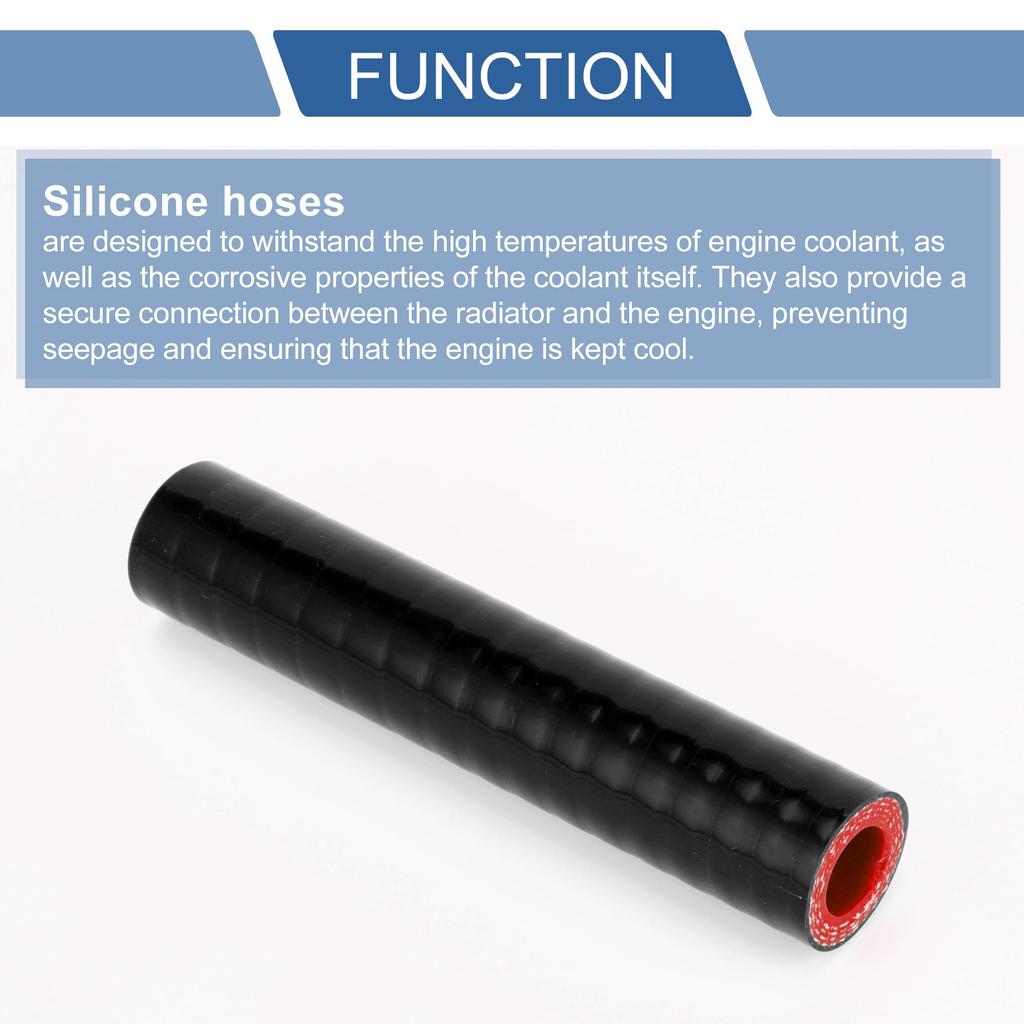 X AUTOHAUX Inner Diameter 14mm Length 127mm Straight Silicone Hose
