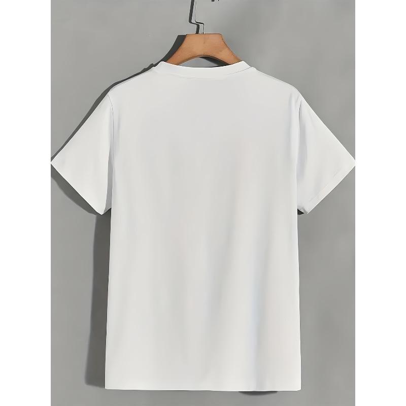 Women's Short Sleeve T-Shirt - Goddess Cross Floral Pumpkin Print Round Neck Blouse Suitable for Office Casual Wear