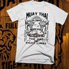 Muay Thai T-shirt Thai Boxing Sak Yant Tigers Tattoo Thai Boxer Martial Arts Tee