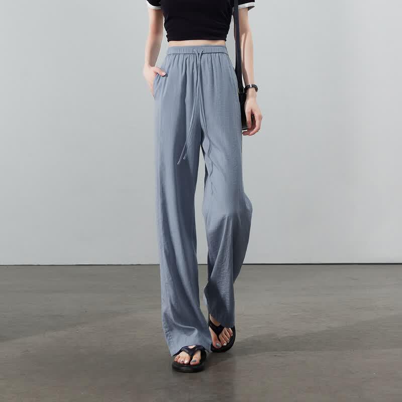 SOFSIL Women s High-Waist Wide-Leg Casual Pants 27/M