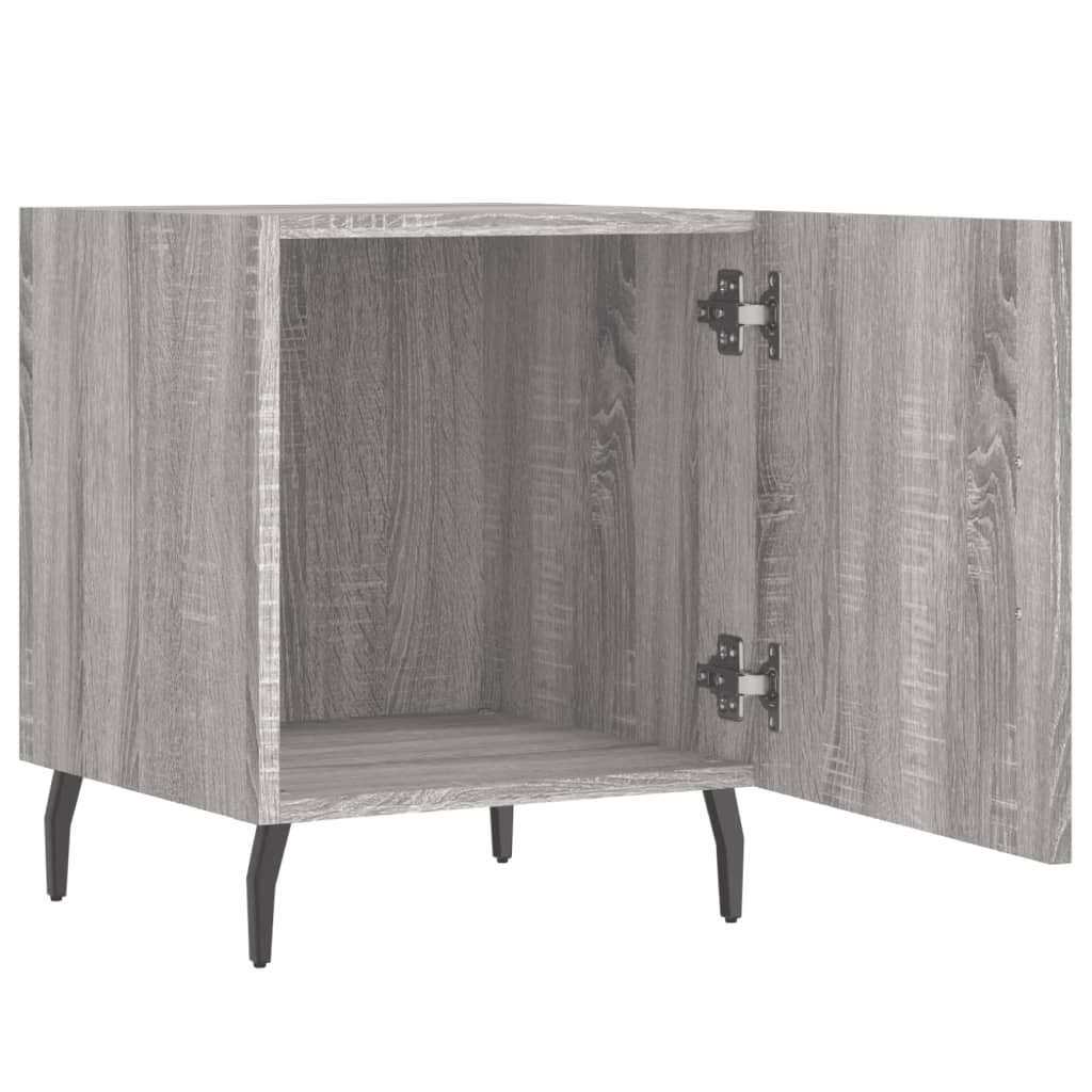 Nightstands 2 pcs Grey Sonoma 40 x 40 x 50 cm engineered wood