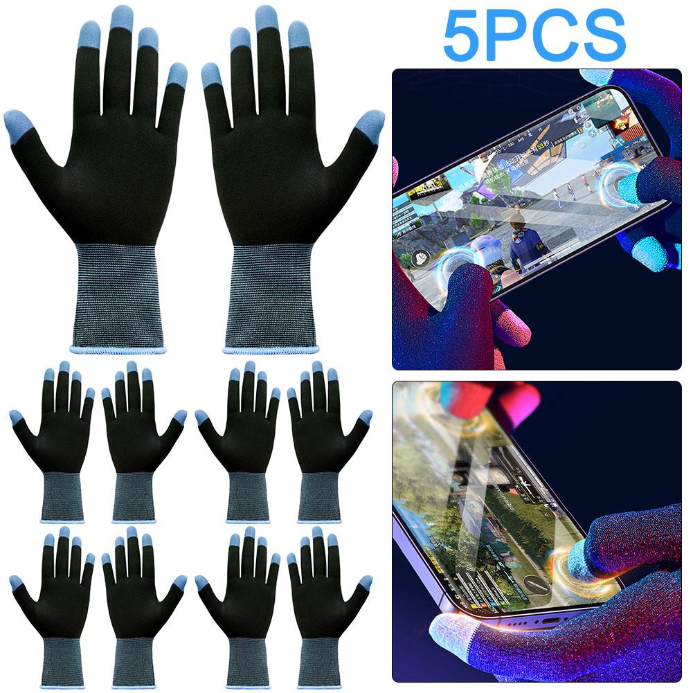 

5 пар сенсорных экранов для PUBG E-Sports Sara Gaming-Handschuhe (синий)