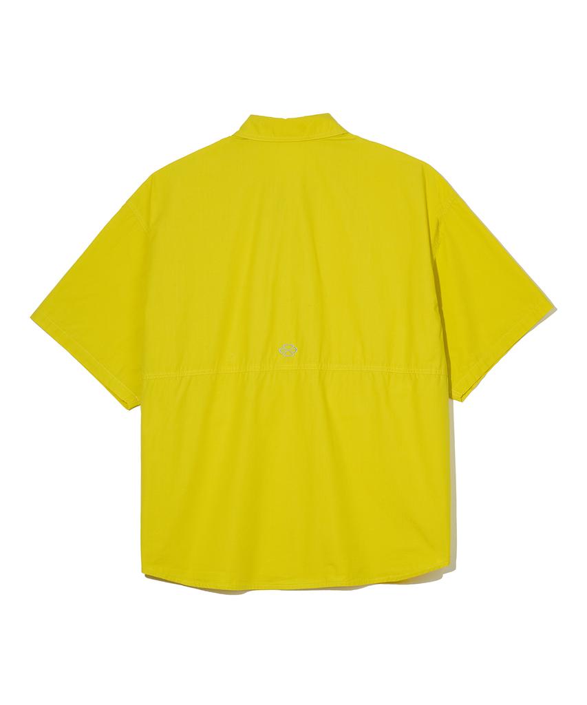 Nontaib Mesh Twin Cargo S/S Shirts (Yellow)
