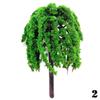 Hot 3pcs Simulation Coconut Trees Modern Park Miniature Fairy Garden Miniatures Landscape Accessories Toys for Doll House Mini