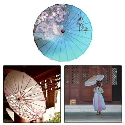 Chinese klassieke dansparaplu 32" Chinoiserie decor foto rekwisieten handgemaakt