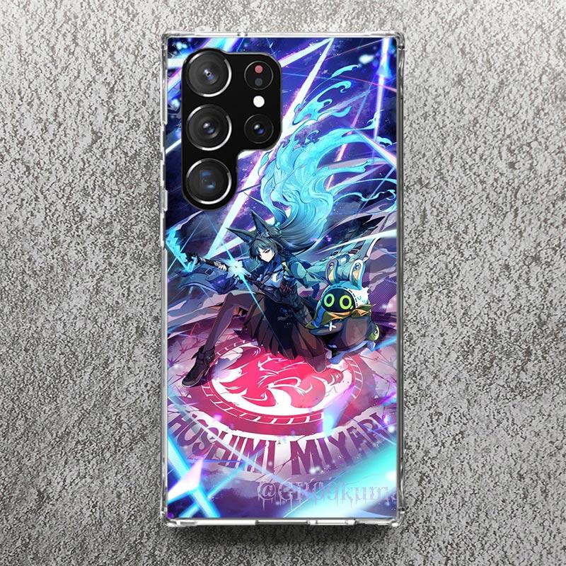 Hoshimi Miyabi Zenless Zone Zero ZZZ Print Soft Case for Samsung Galaxy S25 S24 S23 S22 Ultra S21 Plus S20 FE Phone Shell S10 +