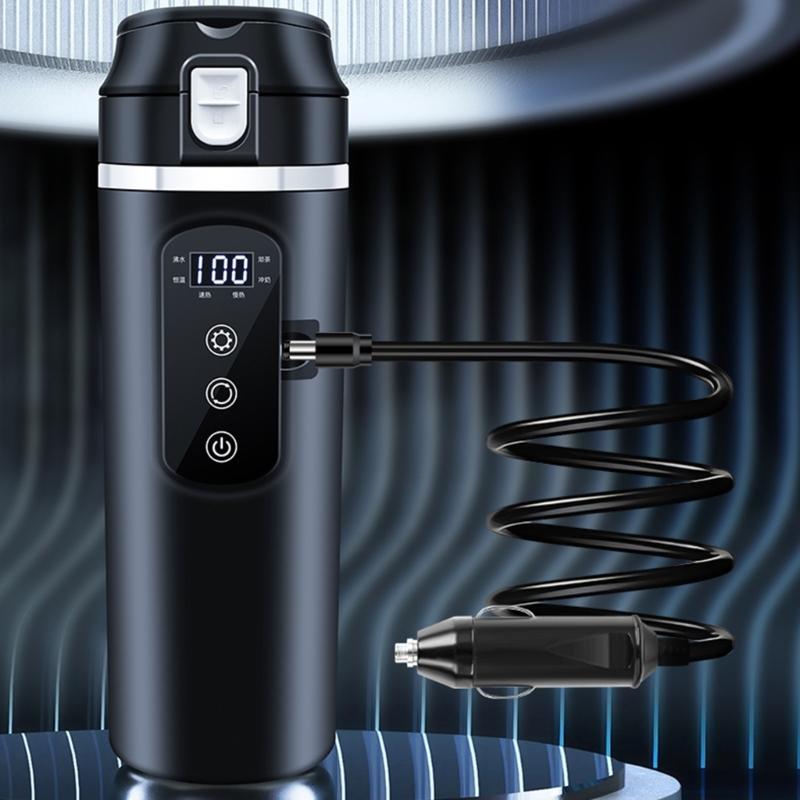 12V 24V Elektrischer Wasserkocher für das Auto, Reise-Elektro-Tee-Kaffee-Kessel, Schneller Wasserkocher & Erhitzer, Automatische Abschaltungen