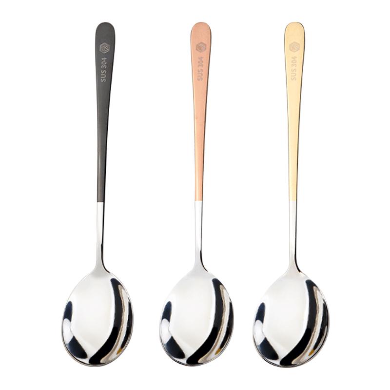 Набор цветных сервировочных ложек из нержавеющей стали 304