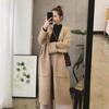 **Korean Style Loose Knit Cardigan for Women - Spring/Autumn 2025 Mid-Length Sweater Coat**