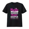 Funny Nurses Like It Harder Faster Deeper Cpr Saves Lives T Shirt Vintage Washed Versatile Unisex Top For Everyday Wear Soft