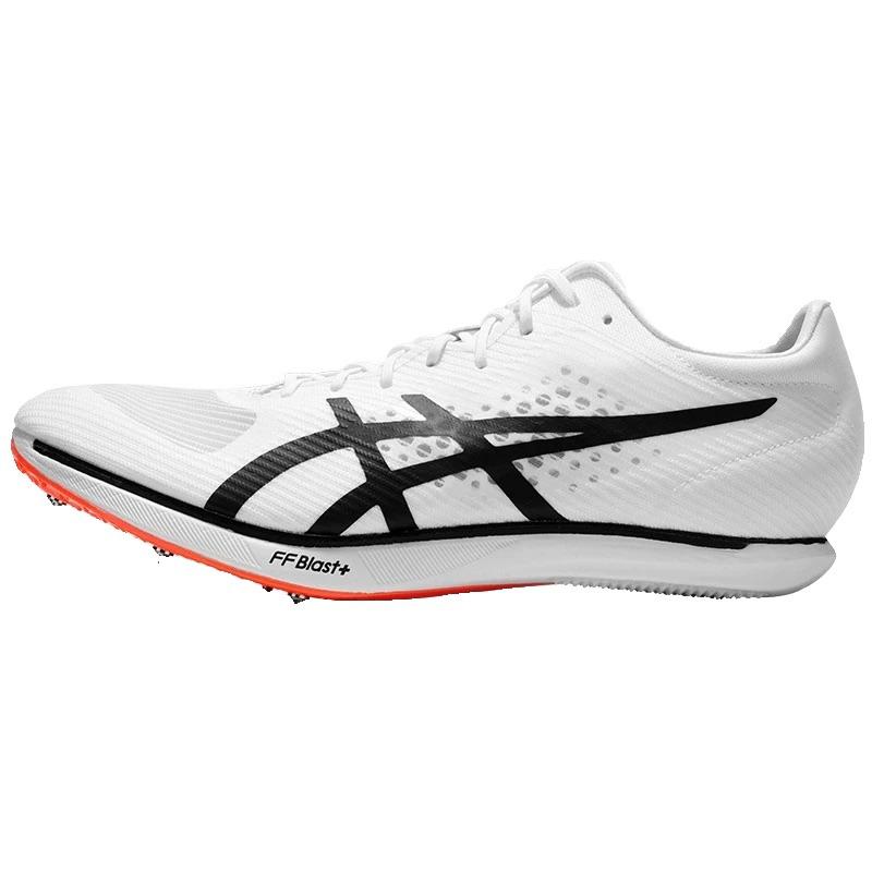 Asics Cosmoreracer Md 3 Comfortable Versatile Durable Breathable Low-Top Track Racing Running Shoes Unisex Sneaker White 1093A221-100