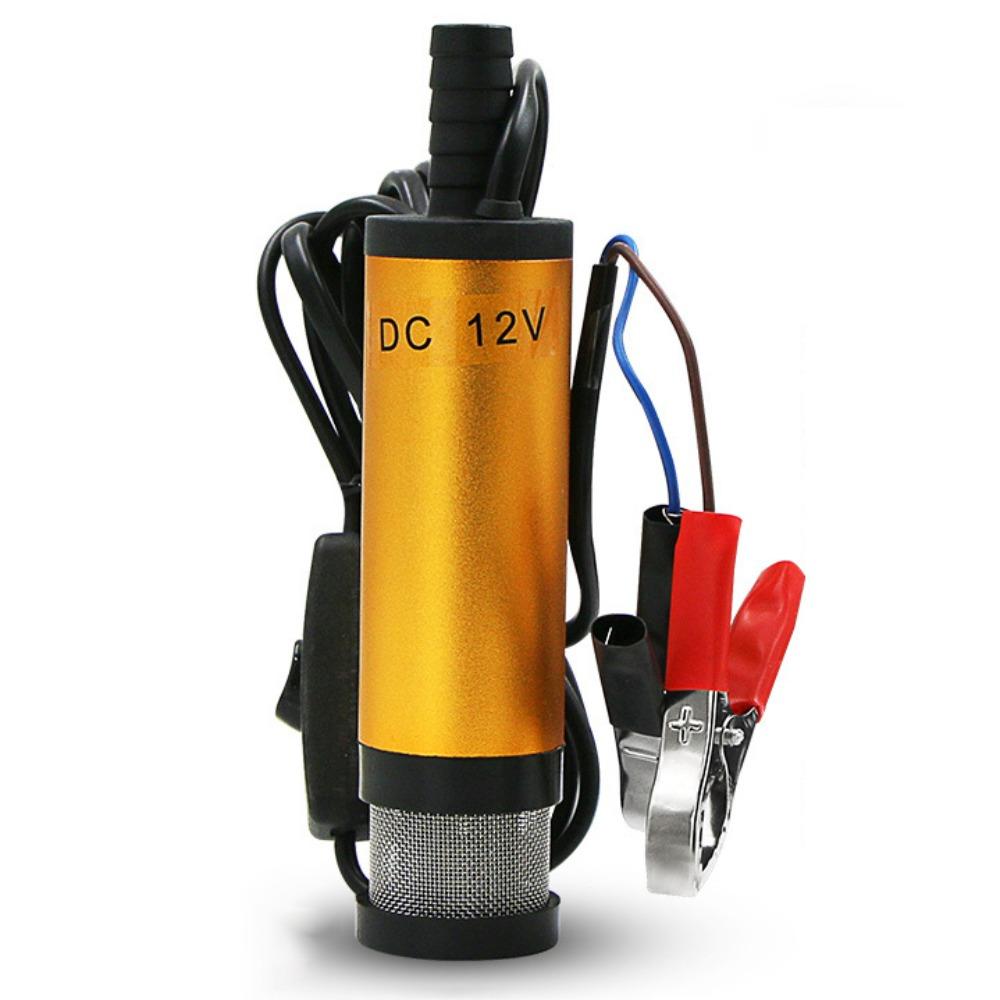 DC 12V/24V Diesel Pump Aluminum Alloy Shell Submersible Electric Oil Pump for DC 12/24V Car Truck