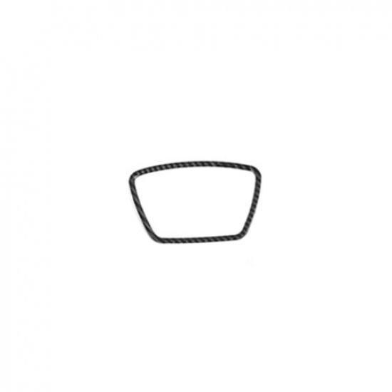 Steering Wheel Horn Button Panel Trim For Ford Mach-E - ABS Carbon Fiber