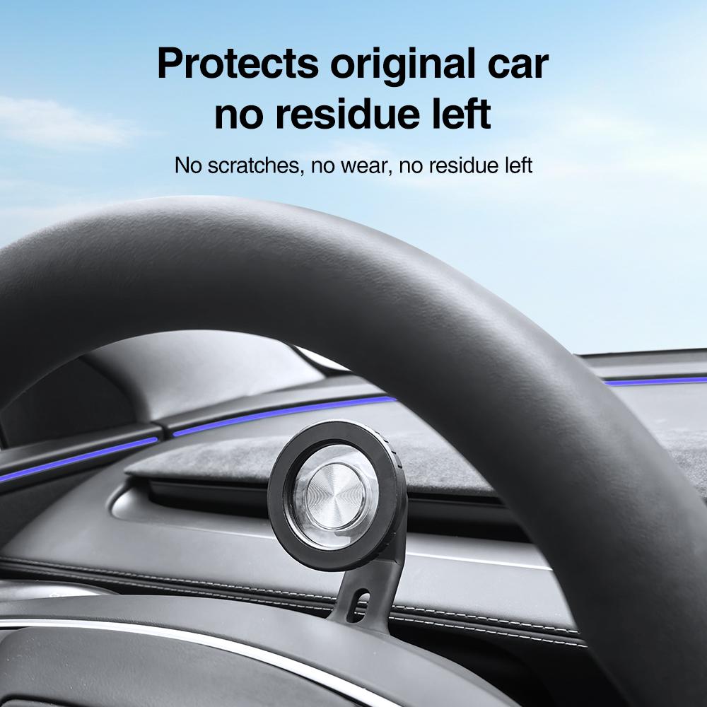 Heenvn For Tesla Model Y Juniper 2025 2026 Model 3 Highland Car Magnetic Adjustable Phone Bracket ABS Vibration Proof Holder