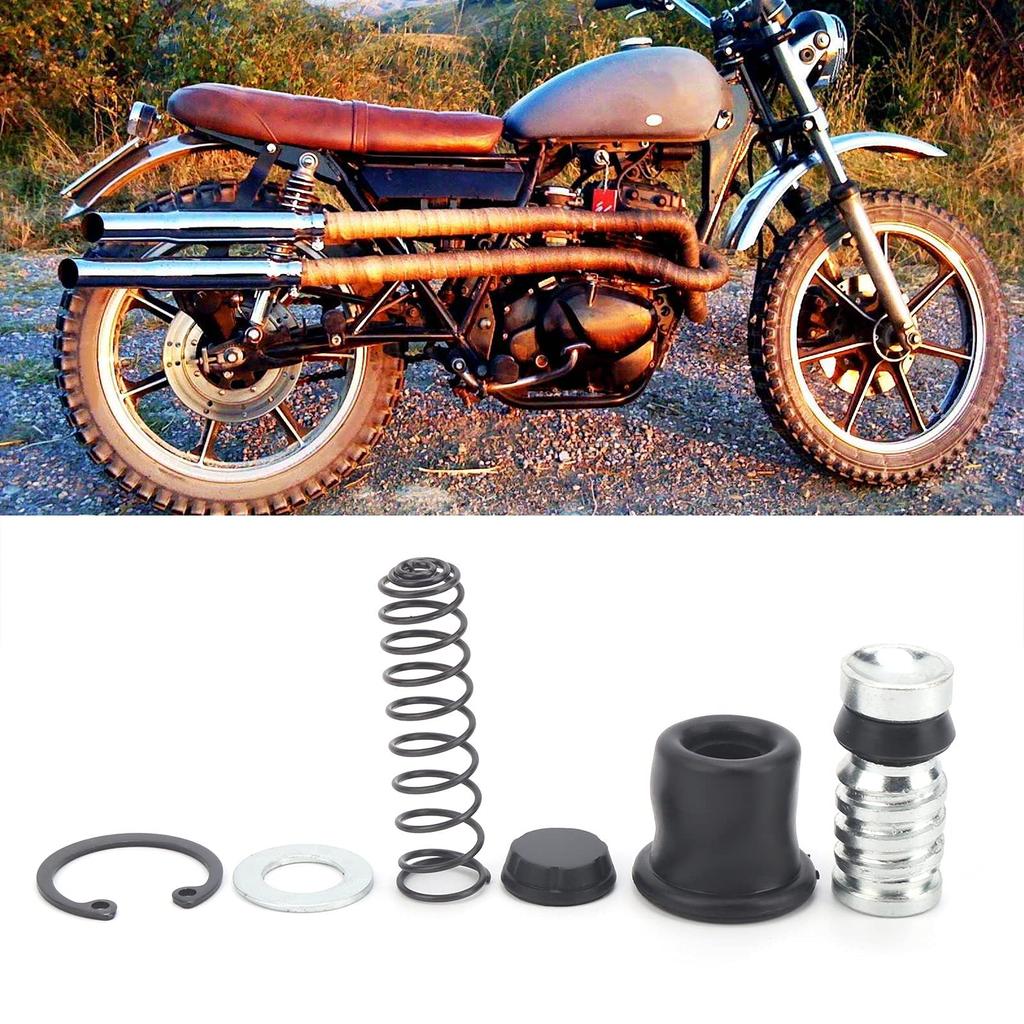 Rear Brake Master Cylinder Reconstruction Repair Parts, 14mm Motorcycle Clutch Brake Pump Piston Plunger