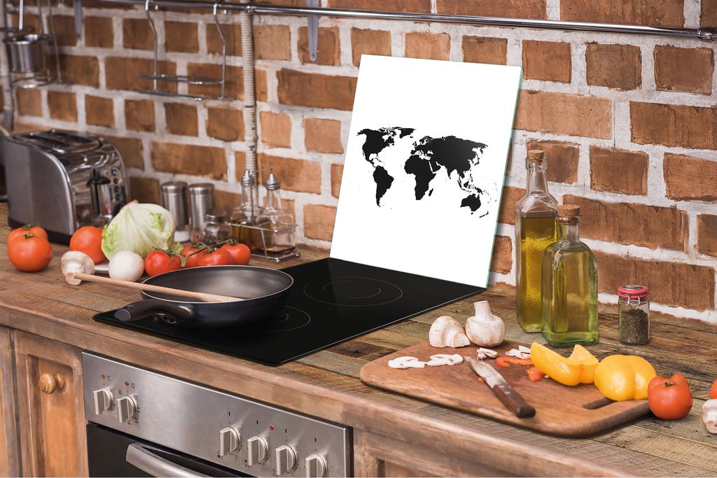 SZKLANA DESKA DO KROJENIA 45x52 MAPA