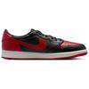 Zapatillas de Baloncesto Vintage Air Jordan 1 caña baja para Hombre Negro Rojo Blanco IW6276-001