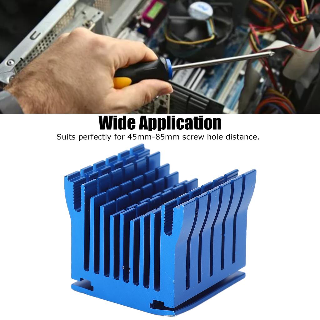 Heat Sink Aluminium Cooling Heatsink Cooler   Accessory for PCB Motherboard