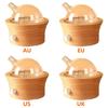 Luxurious Aromas Diffuser in Solid Wood and Glass Essential Diffuser Perfect for Creating Scented Ambiances for Home