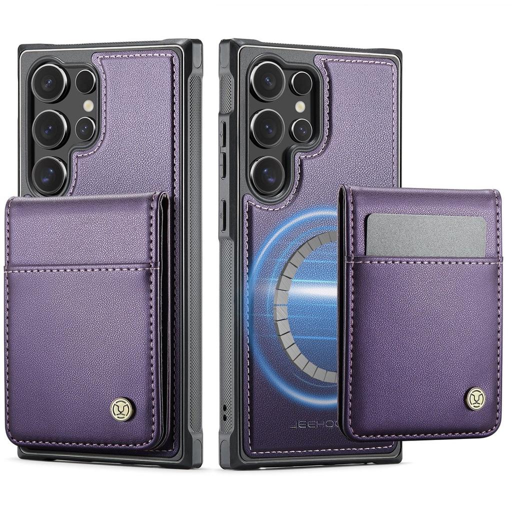 Magnetic 2 in 1 Detachable for Samsung Galaxy S26 S25 S24 S23 Ultra S22 Plus Wallet Card Holder Magnetic Flip Kickstand Case