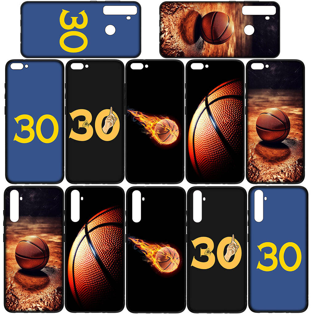 Phone Case for Samsung Galaxy S25 S23 S22 S24 Ultra FE Plus A05 A06 A15 A16 A36 A37 A35 A54 A55 A56 A57 A25 A53 A17 Basketball Sports No 30 No30 Cover