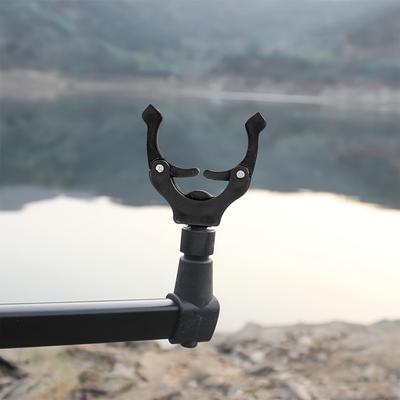Magnetic Fishing Rod Bracket Head Set with Euro Crossbar Coaster Spiral Interface 2pcs Nylon Accessories Plastic Fishing Tool