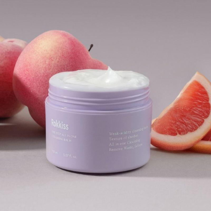 ROKKISS One Step Mild Acidic Cleansing Balm 150ml – Makeup Remover & Deep Pore Cleanser | Korean Skincare