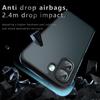 For Oppo A6X Case Skin Friendly Matte Frosted Black Translucent Airbag Non-yellowing Anti-Fingerprint Cover