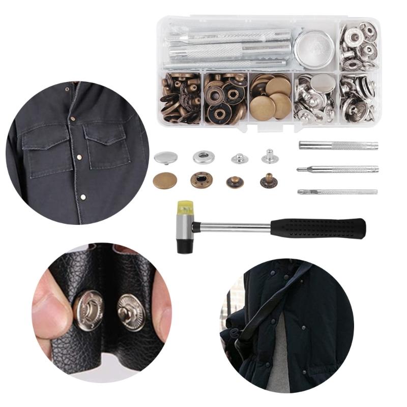 15 MM Botões de Pressão Para Costura de Roupas Para Costurar Vestuário Bolsas e Acessórios Calças Jeans Botões de Pressão Acessório de Reparo