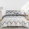 Abstract Geometric Duvet Cover Full Queen Size Wave Pattern Bedding Set Farmhouse Comforter Cover Microfiber Chevron Quilt Cover