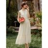 ELLE Lyocell Tencel Sleeveless A-line Dress