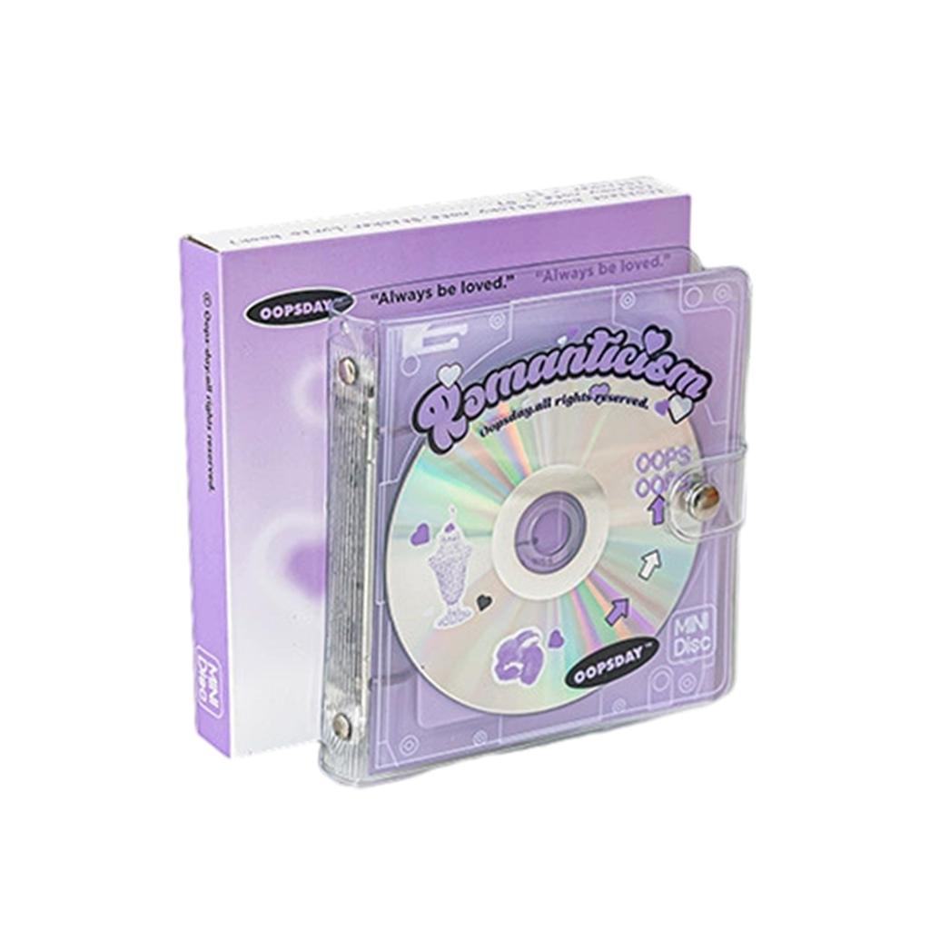 Retro CD Korean Idol Photocards Collect Book Binder A7 Notebook Cover Stationery Photo Album DIY Card Storage Organizer