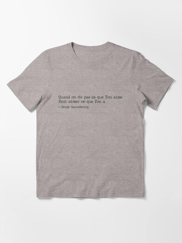 Serge Gainsbourg Serge Gainsbourg - citazione classica T-Shirt Essenziale