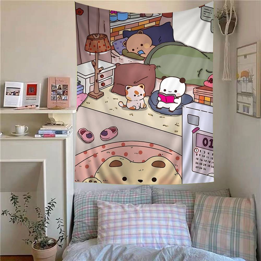 BuBu Und DuDu Anime Wandteppich Für Wohnzimmer Haus Studentenwohnheim Dekor Hausdekor
