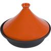 Cast Iron Tajine - - All Hobs Including Induction - Ø 30 Cm - Orange / Black