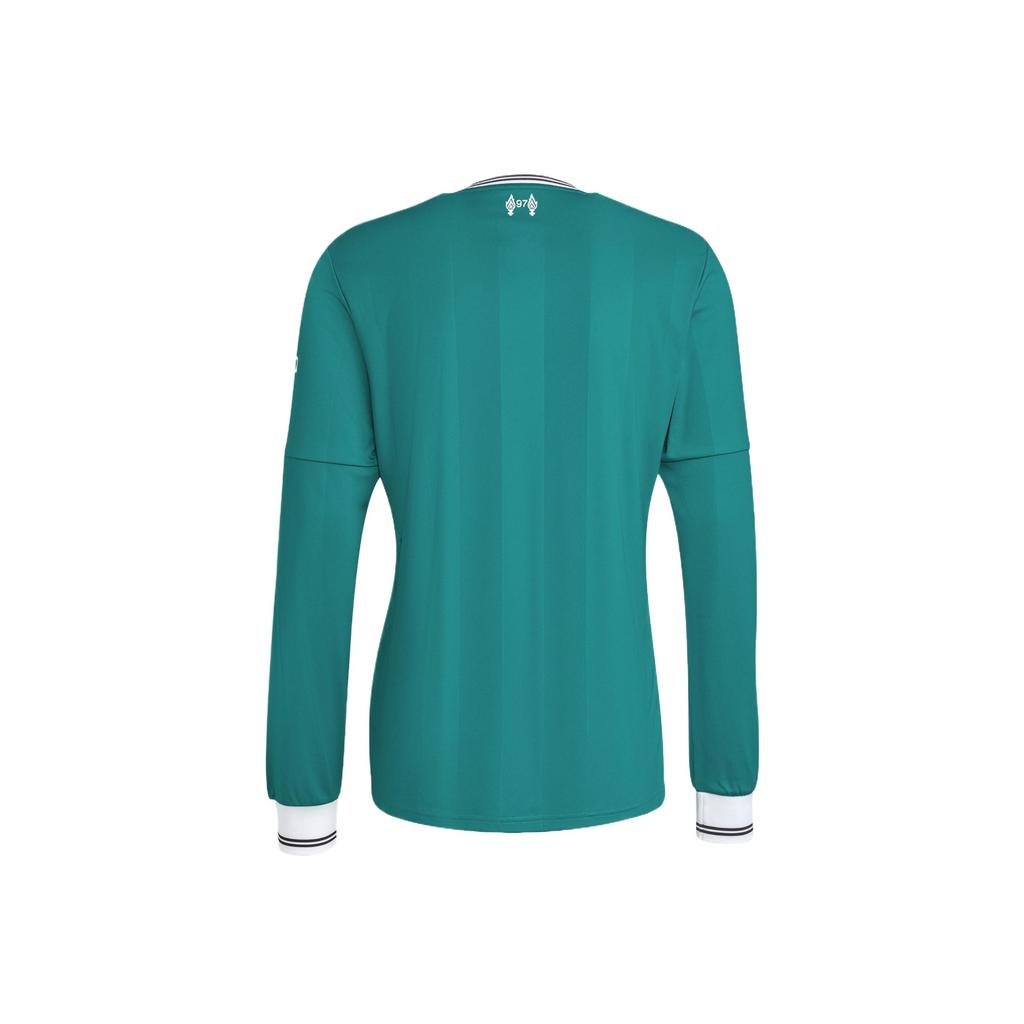 adidas Liverpool FC 2025/26 Long Sleeve Third Jersey Green JV6464
