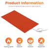 Avrpqiwy Silicone Heating Pad Rubber Heating Mat Heater Bed Plate Flexible Waterproof Heating Parts for