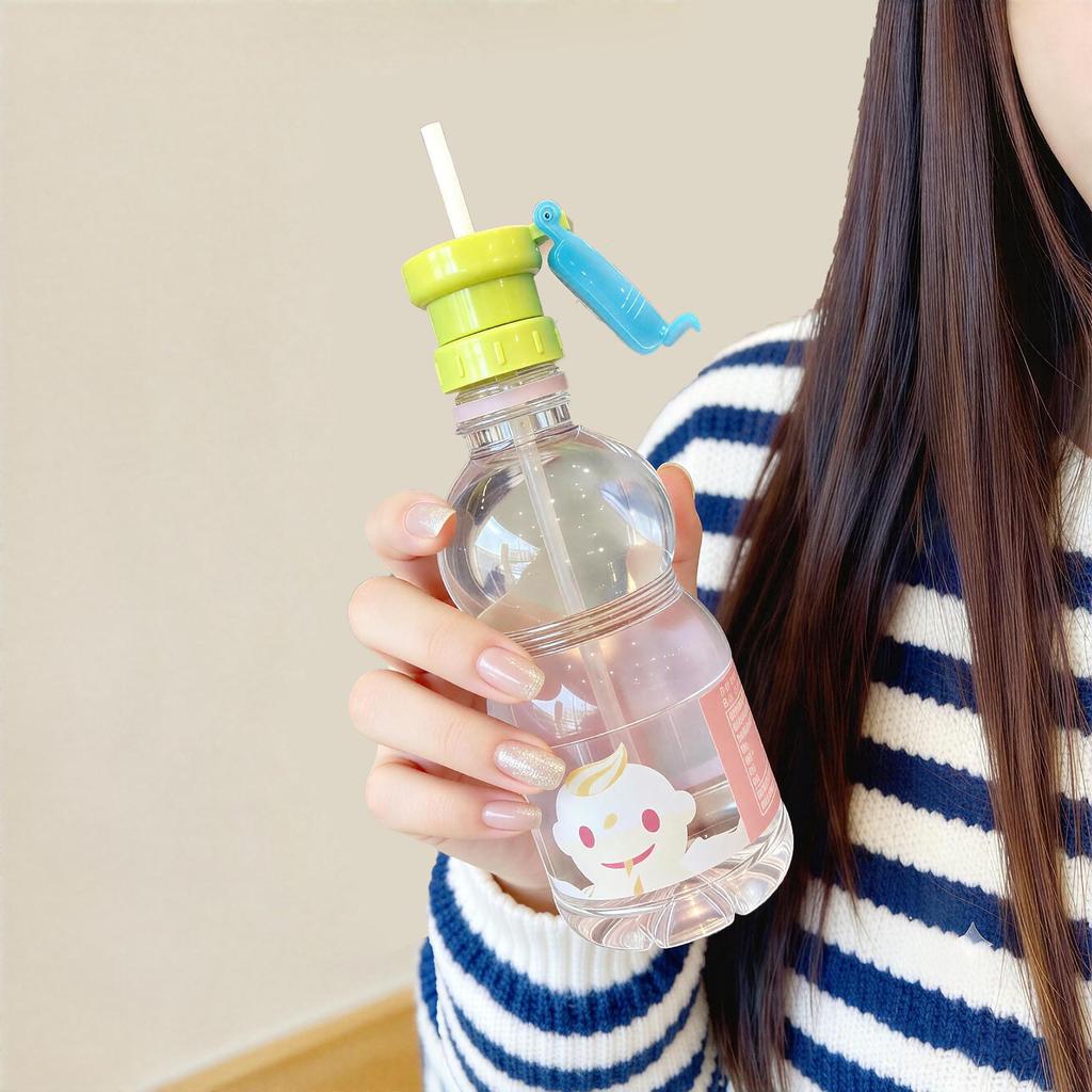 Child-Safe Universal Straw Adapter for Beverage Bottles
