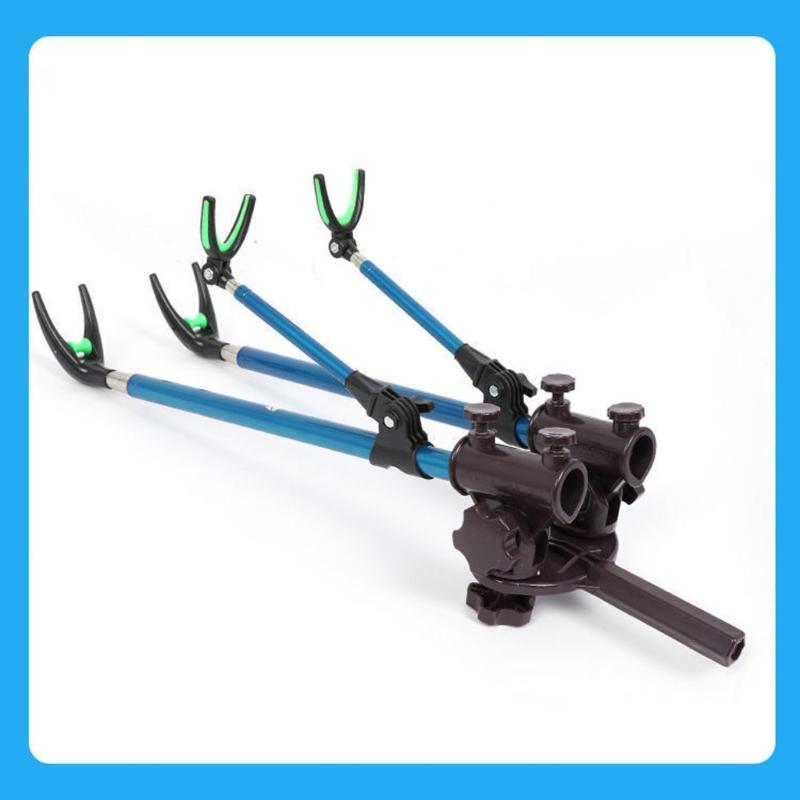 2 In 1 Adjustable Rod Rest For Fishing Chairs And Boxes Light weight Design Quickly Setups Mechanism