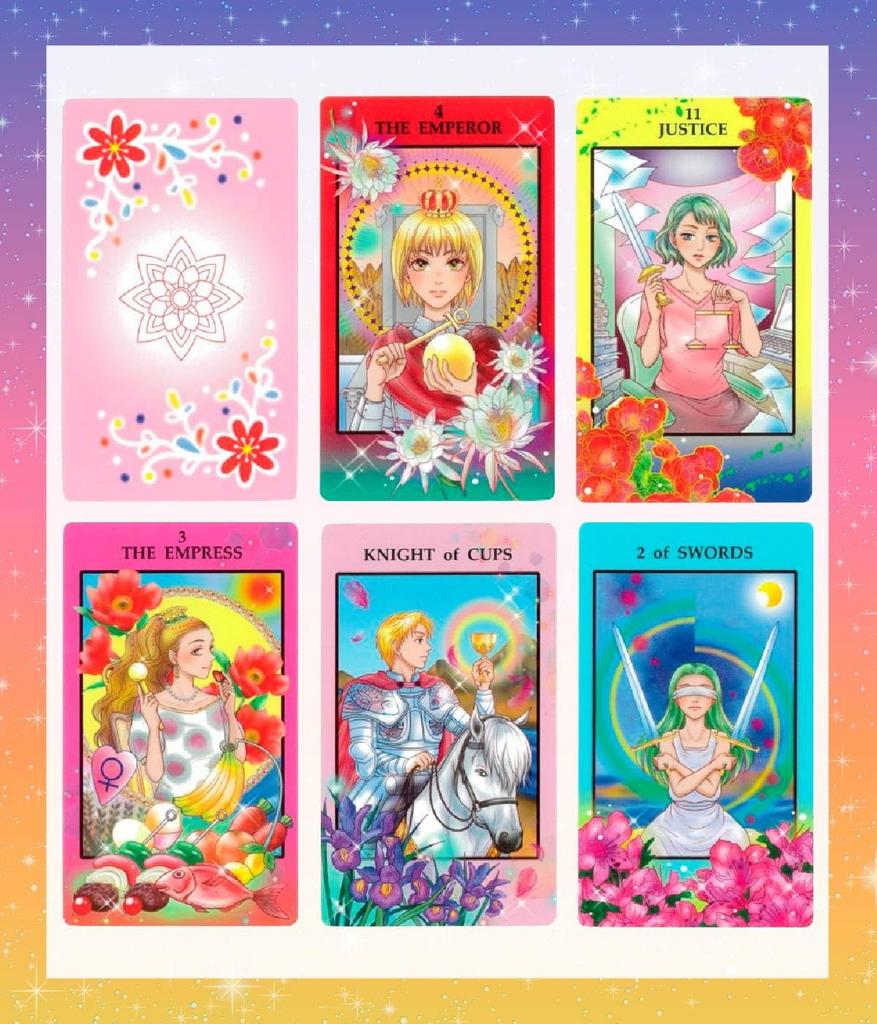 Vitamins for the Heart Tarot Card with Japanese Explanation Language of Oracle Weighted Fortune Telling [Japanese Version] Manual, Flowers, Card,