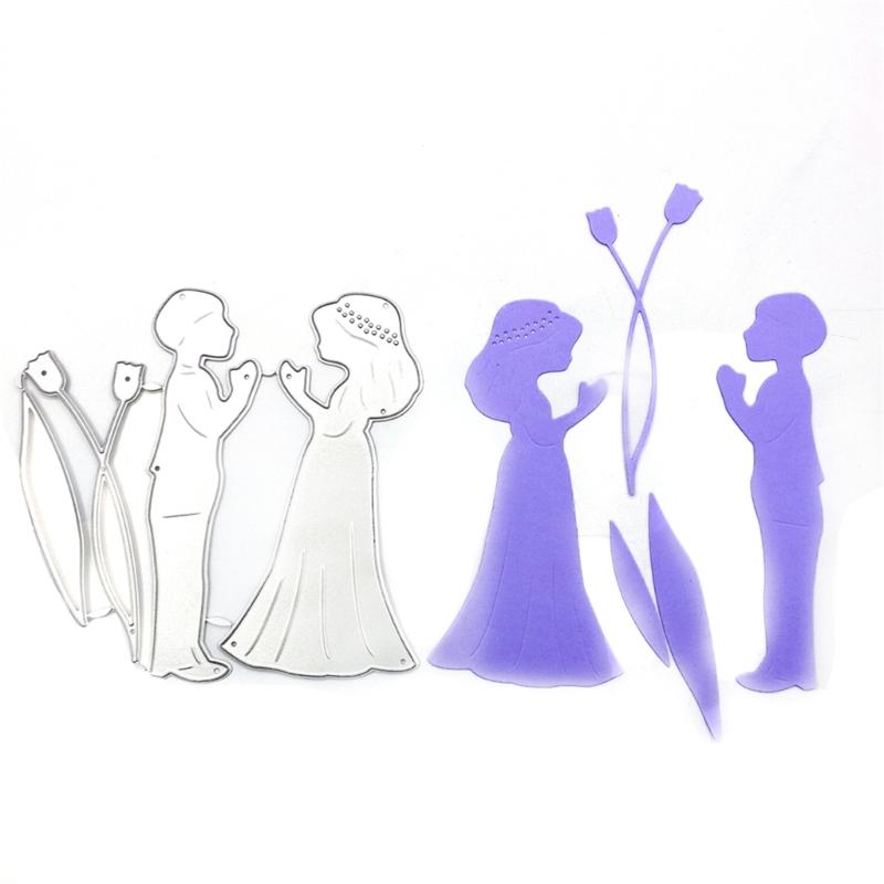 Heart Metal Die Cuts Wedding Cutting Dies Cut Stencils for DIY Embossing Paper Valentines Day Scrapbooking Decorations