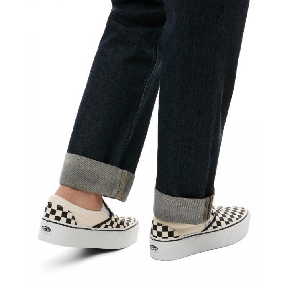 Vans Classic Slip On Stackfoam    Checkerboard  Black Classic White Vn0a7q5rtyq1