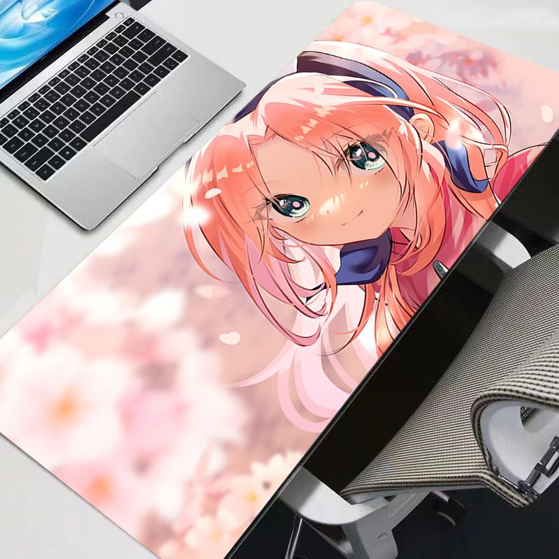 Mouse Pad Kawaii Oyun Aksesuarları PC Bilgisayar Klavye Oyuncu Masa Matı Naruto Alfombrilla Xxl Anime Dayanıklı Mousepad