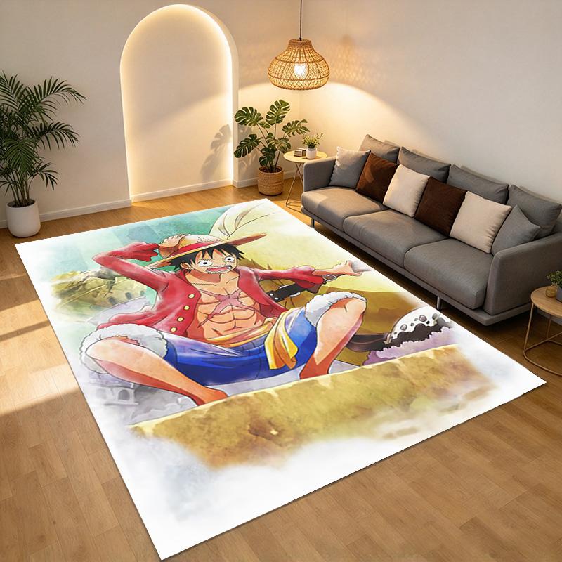 O-One Piece Area Rug Carpet For Bedroom Game Playroom Living Room Nonslip Sofa Office Home Decor Doormat Christmas Gift C372