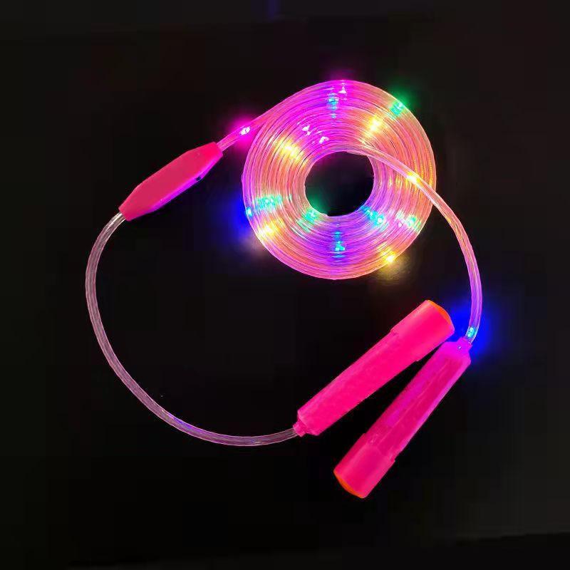 Colorful LED Flashing Children's Jump Rope for Night Performances