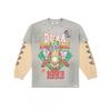 Vintage Washed Hoodie With Rhinestone Embroidery Streetwear Hip Hop Oversized Zip-Up Sweatshirt Men