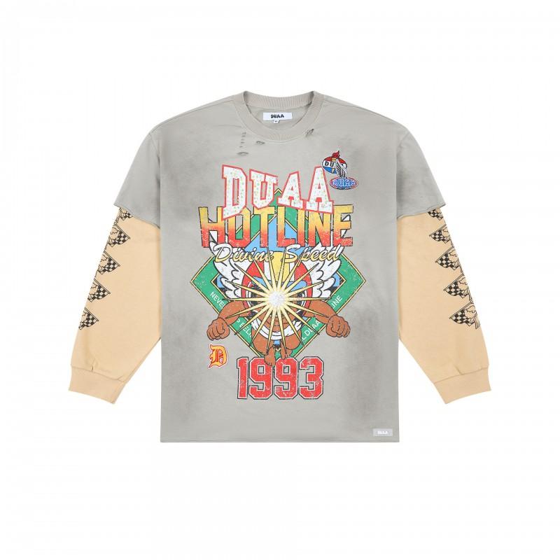 Vintage Washed Hoodie With Rhinestone Embroidery Streetwear Hip Hop Oversized Zip-Up Sweatshirt Men