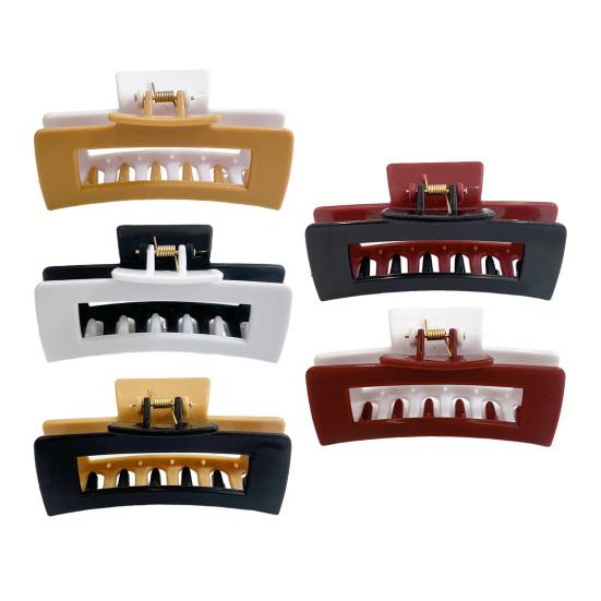Hair Claw Soft Silicone Anti-slip Teeth Back Head Hair Clip