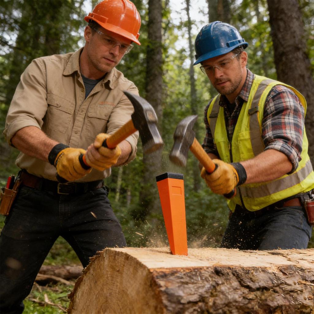 Felling Wedges Plastic Chainsaw Wedges Wear Resistant Tree Cutting Wedges Logging Supplies Safety Chainsaw Accessories